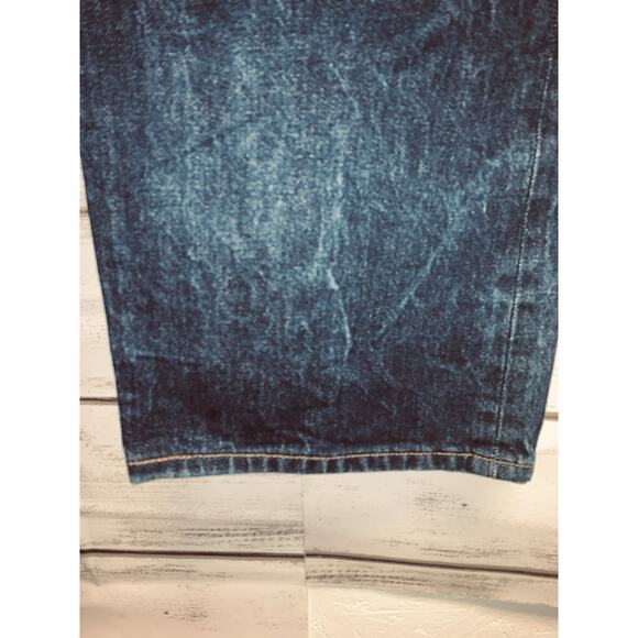 NWOT Mens LEVI Jeans 501 Original Size 46x31 Straight Leg Button Fly Dark Wash - Picture 4 of 14